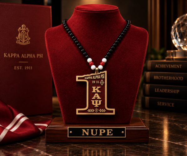 Kappa Alpha Psi Nupe 1911 custom personalized tiki pendant necklace