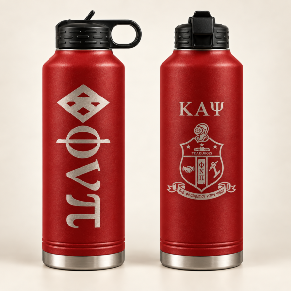 Kappa Alpha Psi personalized insulated 40 oz Polar Camel water bottle